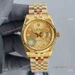 Swiss Quality Rolex Datejust II Citizen 8215 Watch All Gold Jubilee Bracelet